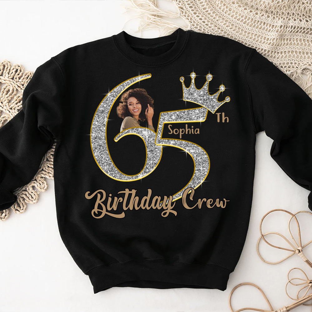 65th Birthday Shirts, Custom Photo Birthday Shirts, Turning 65 Shirt, Gifts For Women Turning 65, 65 And Fabulous Shirt, 65th Birthday Shirts For Her - YPT-HCT