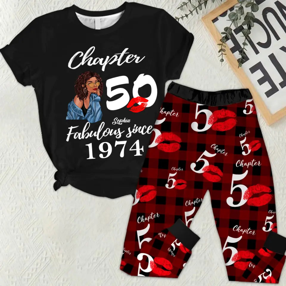 Premium Pajamas Set - Gift Ideas For 50th Birthday, 1974 Birthday Gifts Ideas, Gift Ideas 50th Birthday Woman - HCT