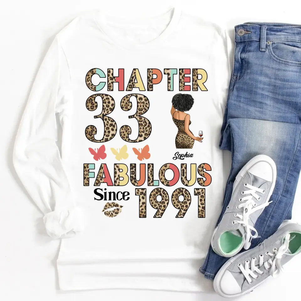 33rd birthday shirts for her, Personalised 33rd birthday gifts, 1991 t shirt, 33 and fabulous shirt, 33rd birthday shirt ideas, gift ideas 33rd birthday woman
