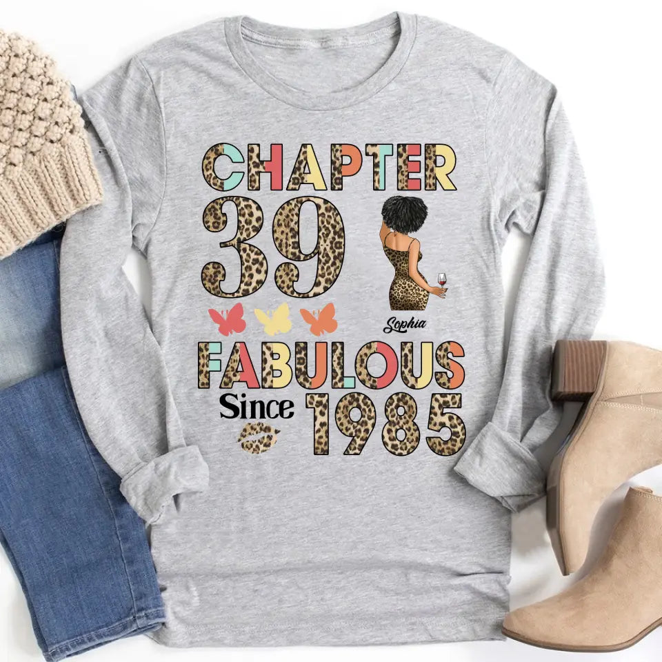 39th birthday shirts for her, Personalised 39th birthday gifts, 1985 t shirt, 39 and fabulous shirt, 39th birthday shirt ideas, gift ideas 39th birthday woman