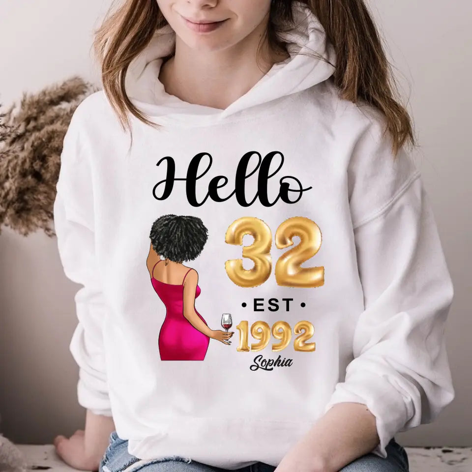 32nd birthday shirts for her, Personalised 32nd birthday gifts, 1992 t shirt, 32 and fabulous shirt, 32nd birthday shirt ideas, gift ideas 32nd birthday woman