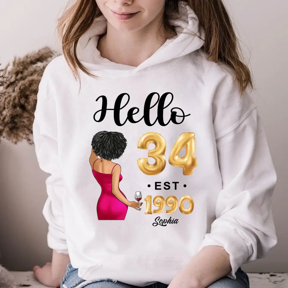 34th birthday shirts for her, Personalised 34th birthday gifts, 1990 t shirt, 34 and fabulous shirt, 34th birthday shirt ideas, gift ideas 34th birthday woman