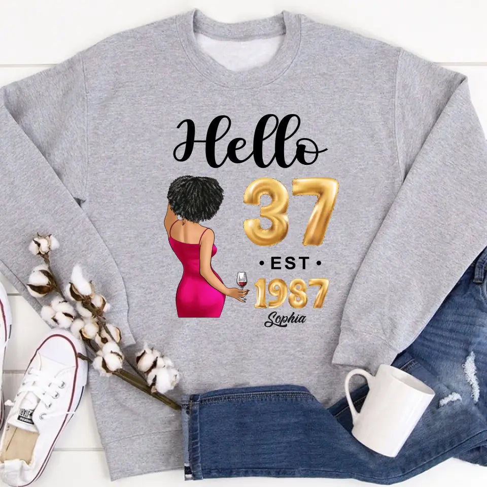 37th birthday shirts for her, Personalised 37th birthday gifts, 1987 t shirt, 37 and fabulous shirt, 37th birthday shirt ideas, gift ideas 37th birthday woman