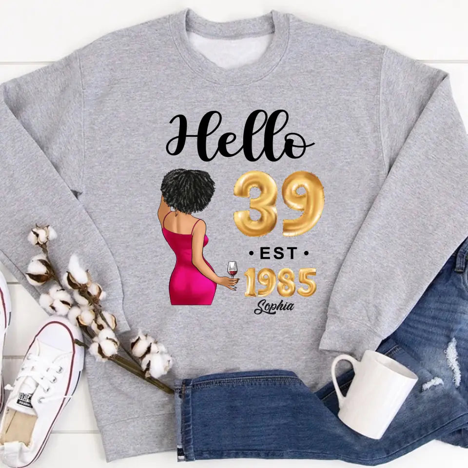 39th birthday shirts for her, Personalised 39th birthday gifts, 1985 t shirt, 39and fabulous shirt, 39th birthday shirt ideas, gift ideas 39th birthday woman