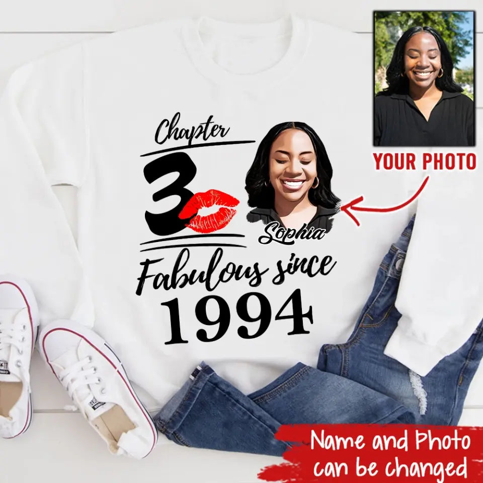 30th Birthday Shirts, Custom Birthday Shirts, Turning 30 Shirt, Gifts For Women Turning 30, 30 And Fabulous Shirt, 1994 Shirt, 30th Birthday Shirts For Her