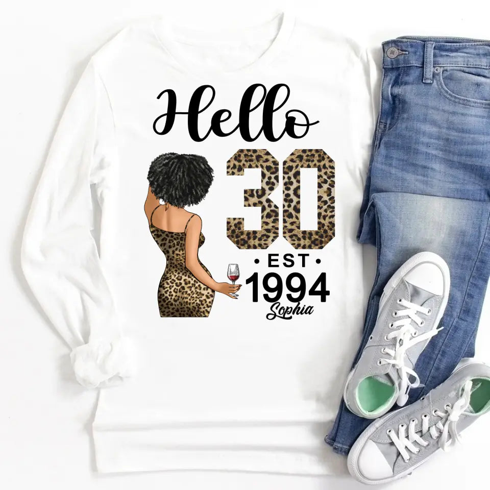 30th Birthday Shirts For Her, Personalised 30th Birthday Gifts, 1994 T Shirt, 30 And Fabulous Shirt, 30th Birthday Shirt Ideas, Gift Ideas 30th Birthday Woman