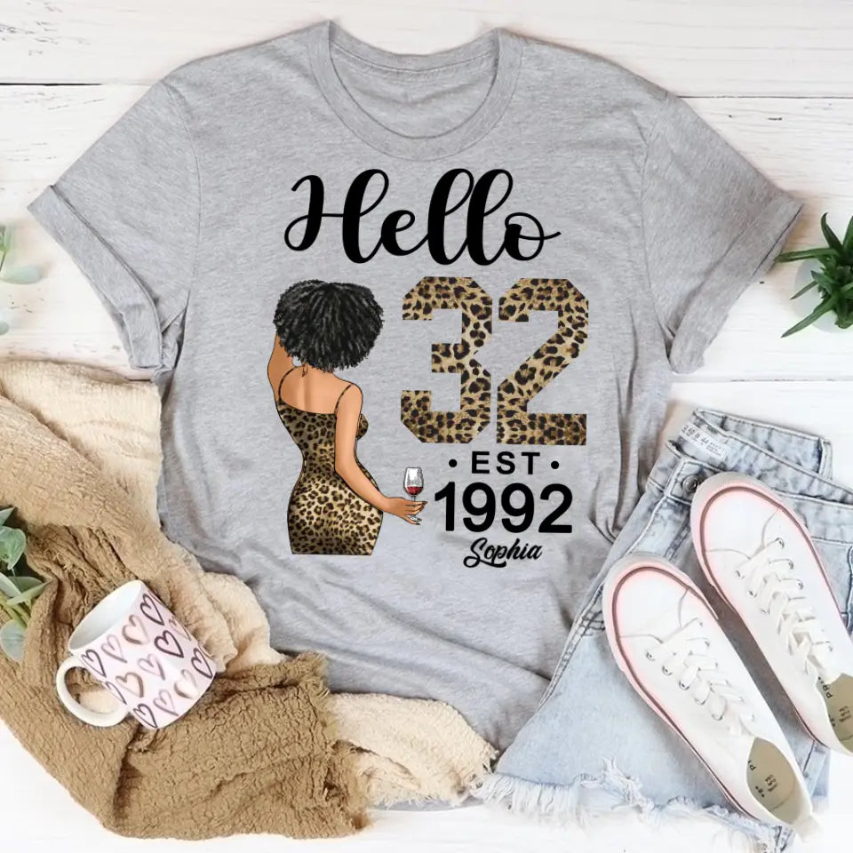 32nd Birthday Shirts For Her, Personalised 32nd Birthday Gifts, 1992 T Shirt, 32 And Fabulous Shirt, 32nd Birthday Shirt Ideas, Gift Ideas 32nd Birthday Woman