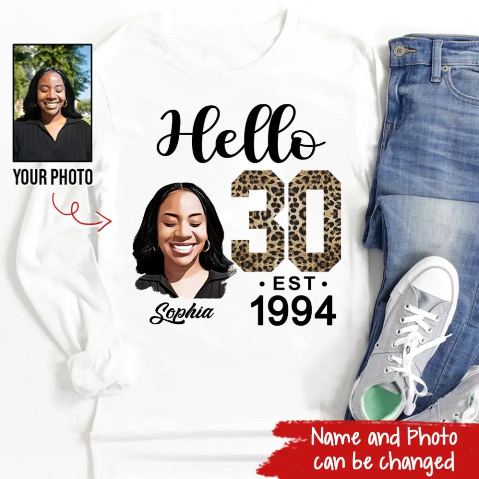 30th Birthday Shirts, Custom Birthday Shirts, Turning 30 Shirt, Gifts For Women Turning 30, 30 And Fabulous Shirt, 1994 Shirt, 30th Birthday Shirts For Her