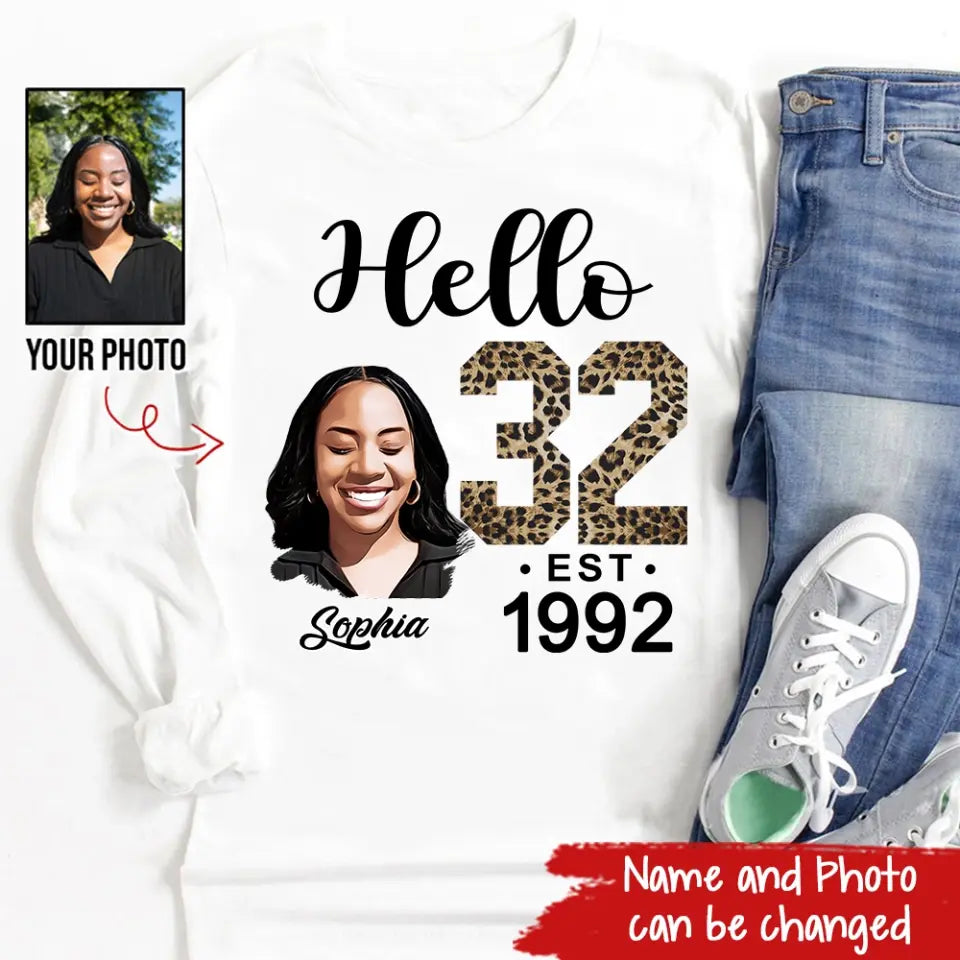 32nd Birthday Shirts, Custom Birthday Shirts, Turning 32 Shirt, Gifts For Women Turning 32, 32 And Fabulous Shirt, 1992 Shirt, 32nd Birthday Shirts For Her
