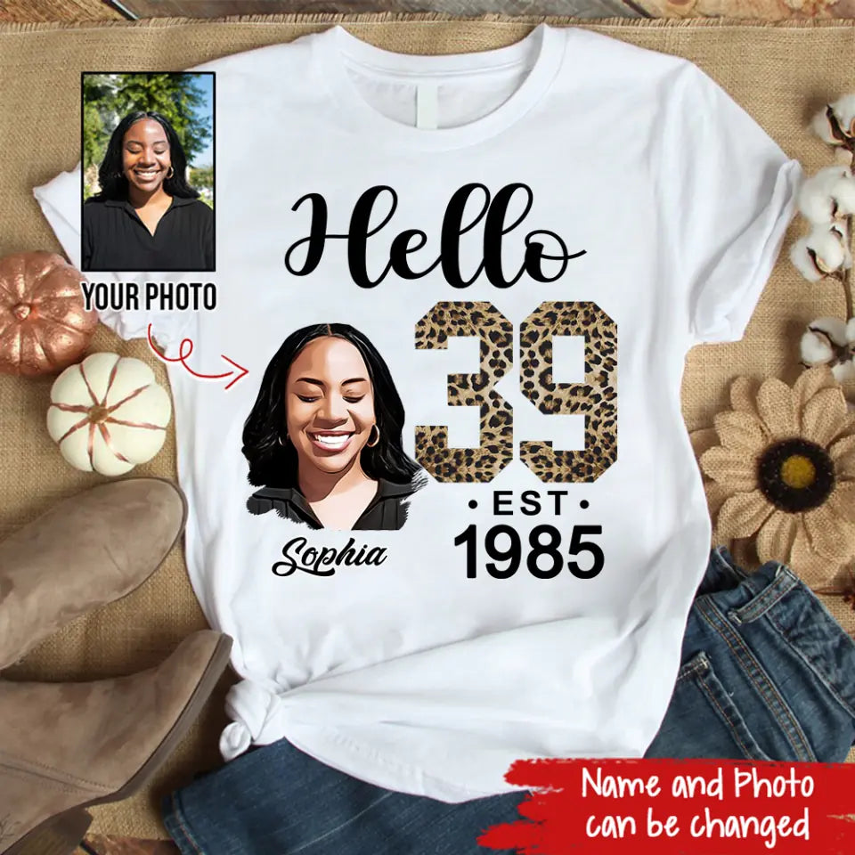 39th Birthday Shirts, Custom Birthday Shirts, Turning 39 Shirt, Gifts For Women Turning 39, 39 And Fabulous Shirt, 1985 Shirt, 39th Birthday Shirts For Her