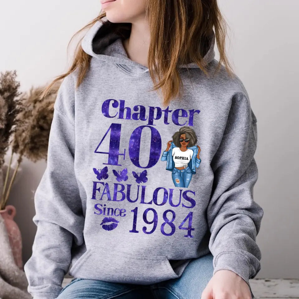 40th Birthday Shirts, Custom Birthday Shirts, Turning 40 Shirt, Gifts For Women Turning 40, 40 And Fabulous Shirt, 1984 Shirt, 40th Birthday Shirts For Her