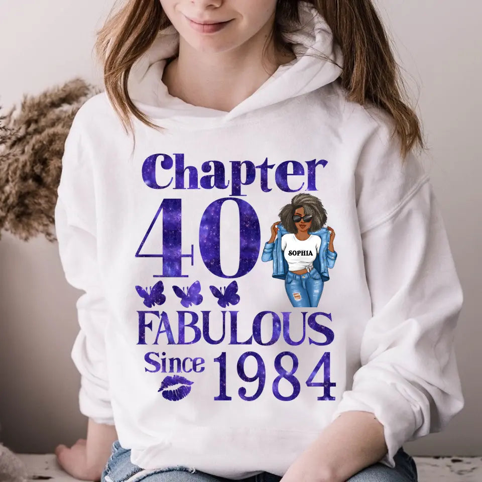 40th Birthday Shirts, Custom Birthday Shirts, Turning 40 Shirt, Gifts For Women Turning 40, 40 And Fabulous Shirt, 1984 Shirt, 40th Birthday Shirts For Her