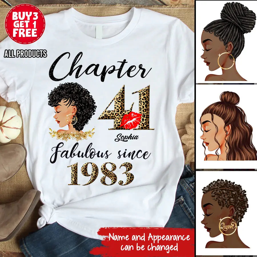 41st birthday shirts for her, Personalised 41st birthday gifts, 1983 t shirt, 41 and fabulous shirt, 41st birthday shirt ideas, gift ideas 41st birthday woman