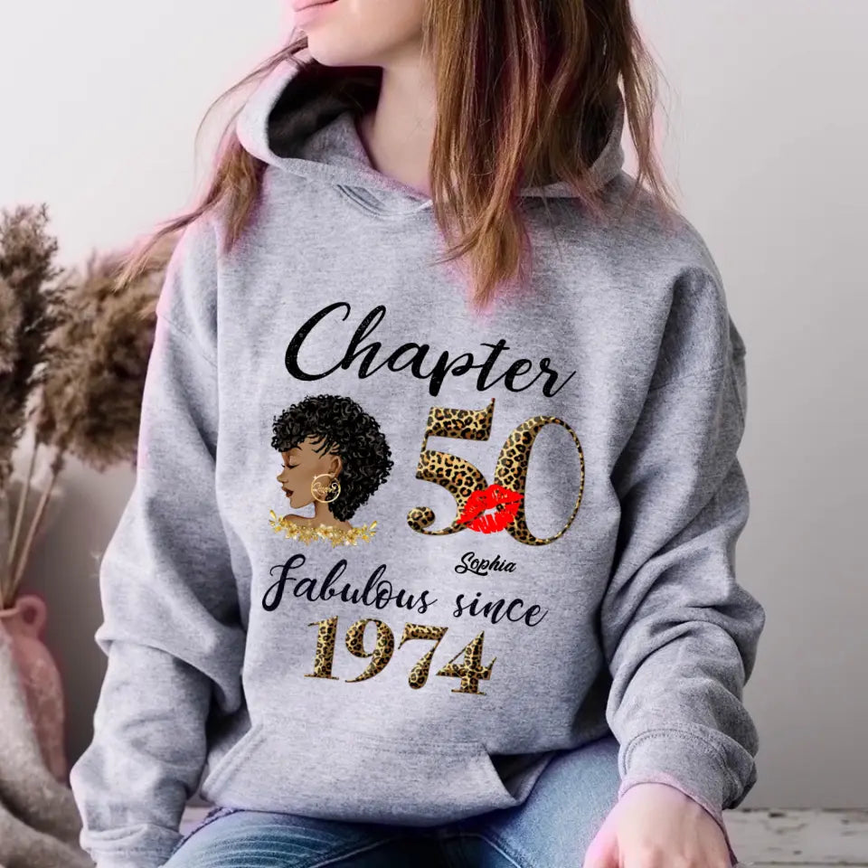 50th Birthday Shirts, Custom Birthday Shirts, Turning 50 Shirt, Gifts For Women Turning 50, 50 And Fabulous Shirt, 1974 Shirt, 50th Birthday Shirts For Her