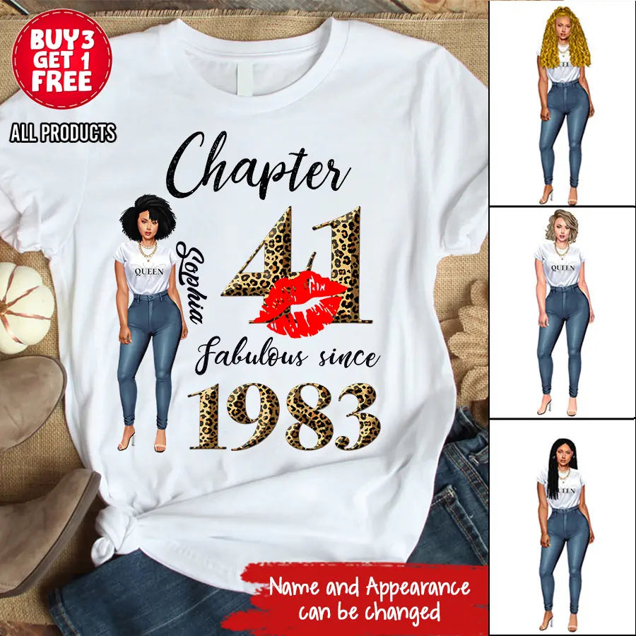 41st birthday shirts for her, Personalised 41st birthday gifts, 1983 t shirt