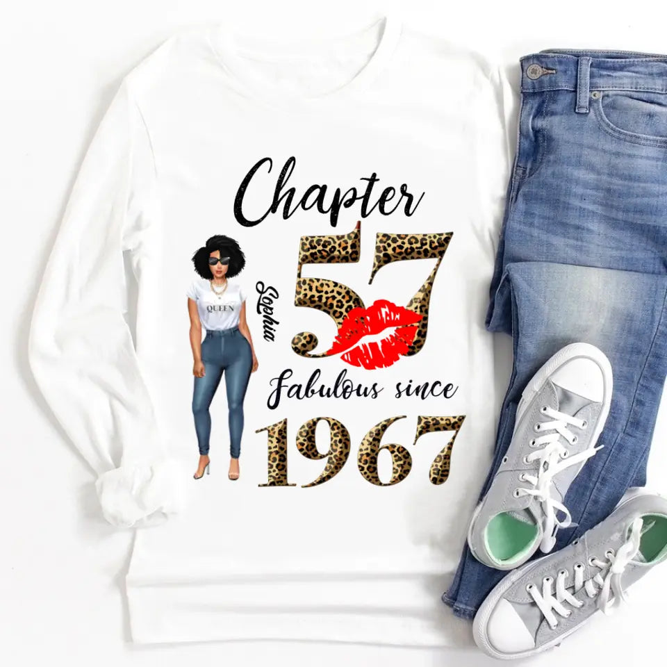 57th birthday shirts for her, Personalised 57th birthday gifts, 1967 t shirt, 57 and fabulous shirt, 57th birthday shirt ideas, gift ideas 57th birthday woman