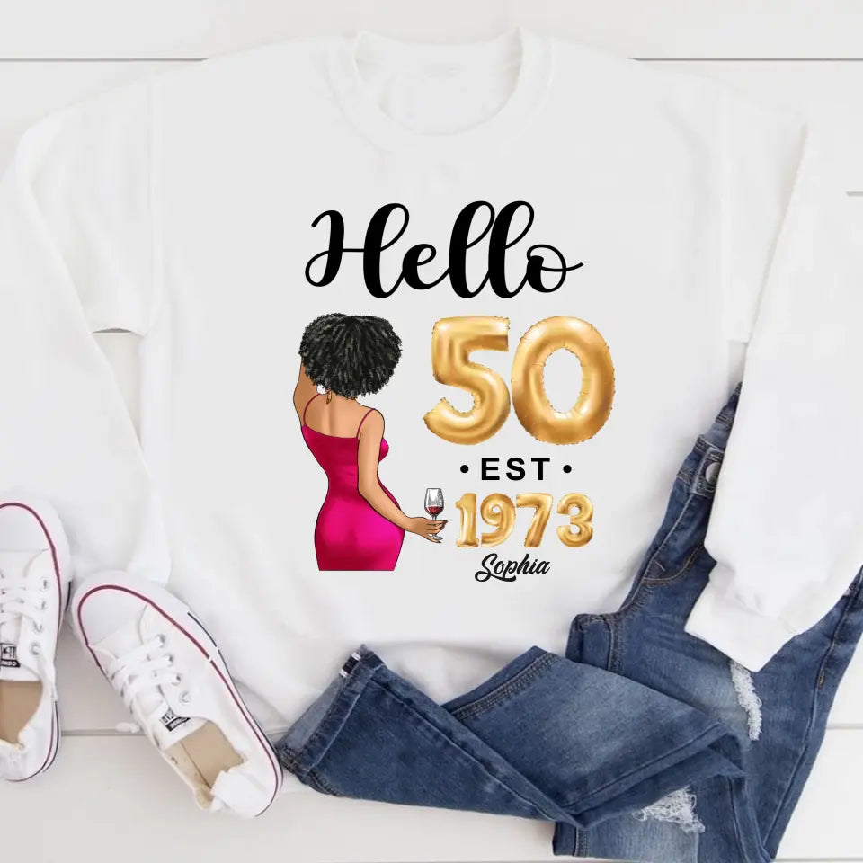 Birthday Shirts For Her, Personalised Birthday Gifts, Fabulous Shirt, Birthday Shirt Ideas, Gift Ideas Birthday Woman - Hien