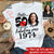 50th Birthday Shirts, Custom Birthday Shirts, Turning 50 Shirt, Gifts For Women Turning 50, 50 And Fabulous Shirt, 1974 Shirt, 50th Birthday Shirts For Her - HCT