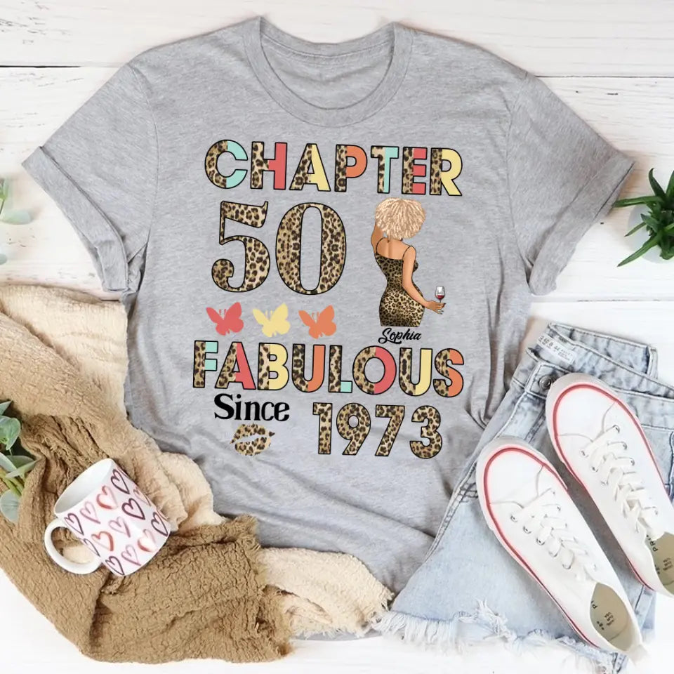 Birthday Shirts For Her, Personalised Birthday Gifts, Fabulous Shirt, Birthday Shirt Ideas, Gift Ideas Birthday Woman, custom year - HCT