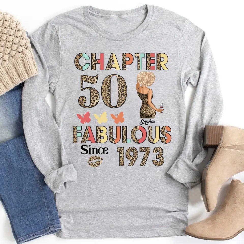 Birthday Shirts For Her, Personalised Birthday Gifts, Fabulous Shirt, Birthday Shirt Ideas, Gift Ideas Birthday Woman, custom year - HCT