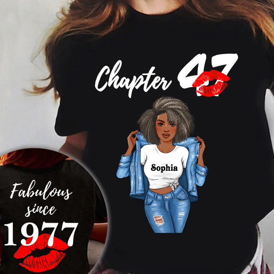 Personalized 47th birthday gifts ideas 47th birthday shirt for her back in 1977 turning 47 shirts 47th birthday t shirts for woman