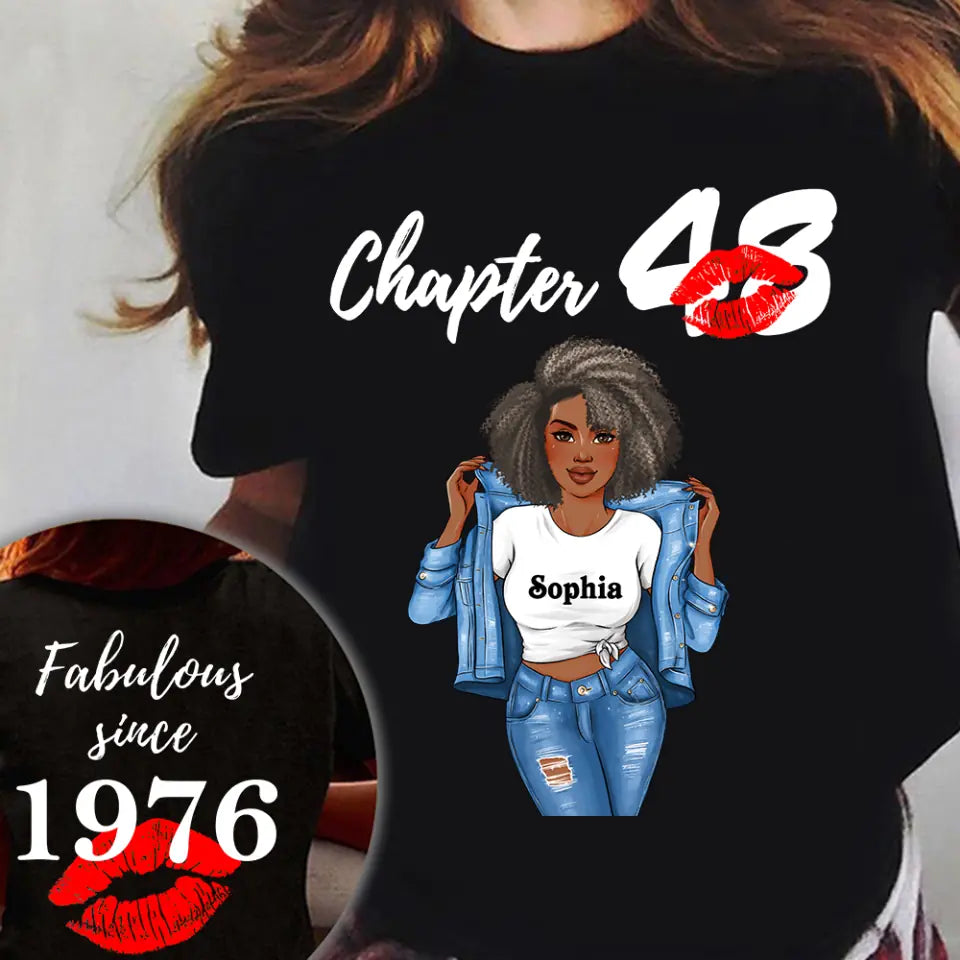 Personalized 48th birthday gifts ideas 48th birthday shirt for her back in 1976 turning 48 shirts 48th birthday t shirts for woman