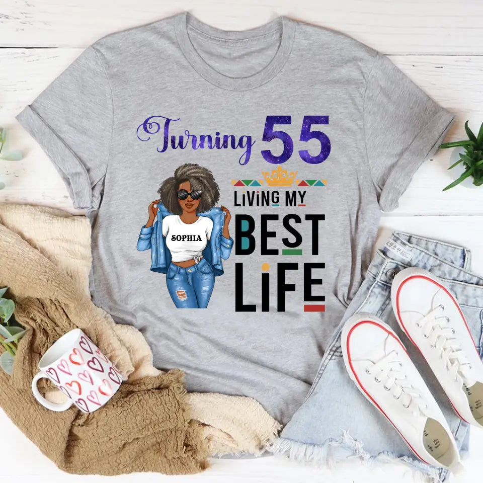 Chapter 55, Fabulous Since 1969 55th Birthday Unique T Shirt For Woman, Custom Birthday Shirt, Her Gifts For 55 Years Old , Turning 55 Birthday Cotton Shirt - YPT-ALK