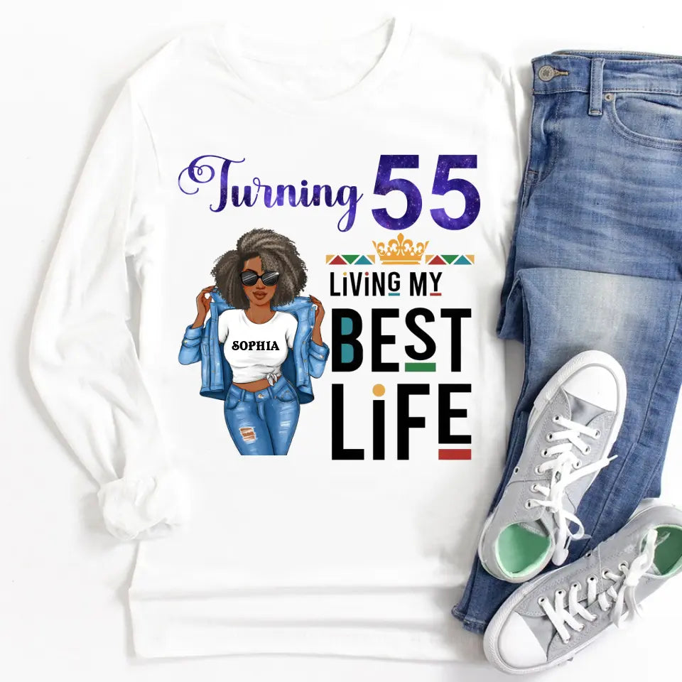 Chapter 55, Fabulous Since 1969 55th Birthday Unique T Shirt For Woman, Custom Birthday Shirt, Her Gifts For 55 Years Old , Turning 55 Birthday Cotton Shirt - YPT-ALK