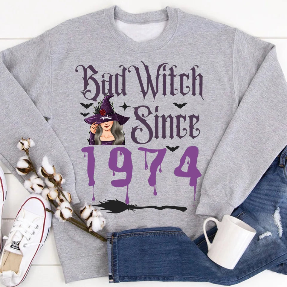 Personalized Fabulous Since 1974 50th Birthday Unique T Shirt For Woman, Custom Birthday Shirt, Her Gifts For 50 Years Old , Turning 50 Birthday Cotton Shirt-YPT-ALK