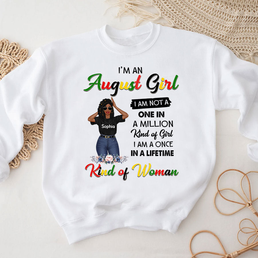 Custom Birthday Shirt, Queen Was Born In August, August Birthday Shirts For Woman, August Birthday Gifts, August Is My Birthday Month