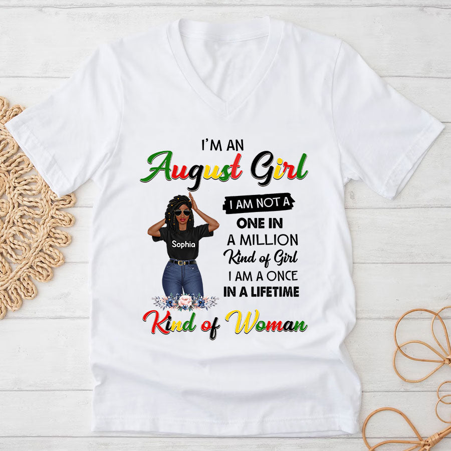 Custom Birthday Shirt, Queen Was Born In August, August Birthday Shirts For Woman, August Birthday Gifts, August Is My Birthday Month
