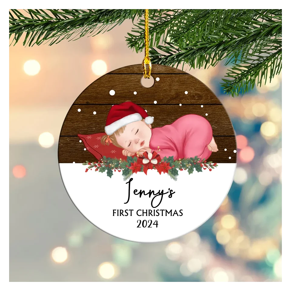 Customized Baby First Christmas Ornament 2024, Baby &#39;s First Christmas Ornament, 1st Christmas Ornament 2024 Baby, 1st Christmas Together Ornament, Baby Christmas Ornament Gifts