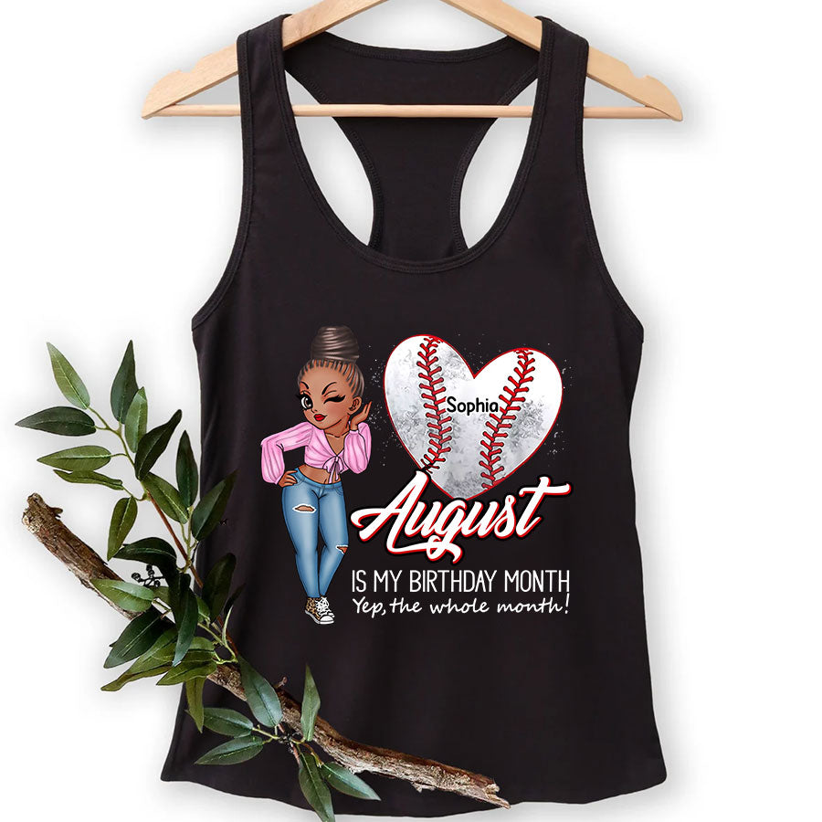 August Birthday Shirt, Custom Birthday Shirt, Queens Born In August, August Birthday Gifts, August Is My Birthday Month