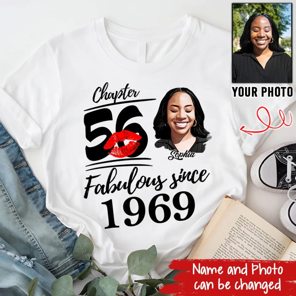 56th Birthday Shirts, Custom Birthday Shirts, Turning 56 Shirt, Gifts For Women Turning 56, 56 And Fabulous Shirt, 1970 Shirt, 56th Birthday Shirts For Her