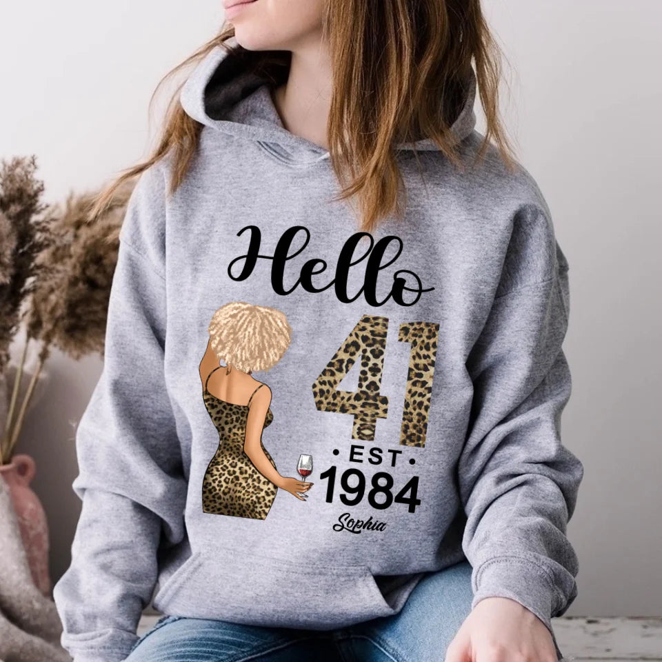 41st Birthday Shirts, Custom Birthday Shirts, Turning 41 Shirt, Gifts For Women Turning 41, 41 And Fabulous Shirt, 1984 Shirt, 41st Birthday Shirts For Her