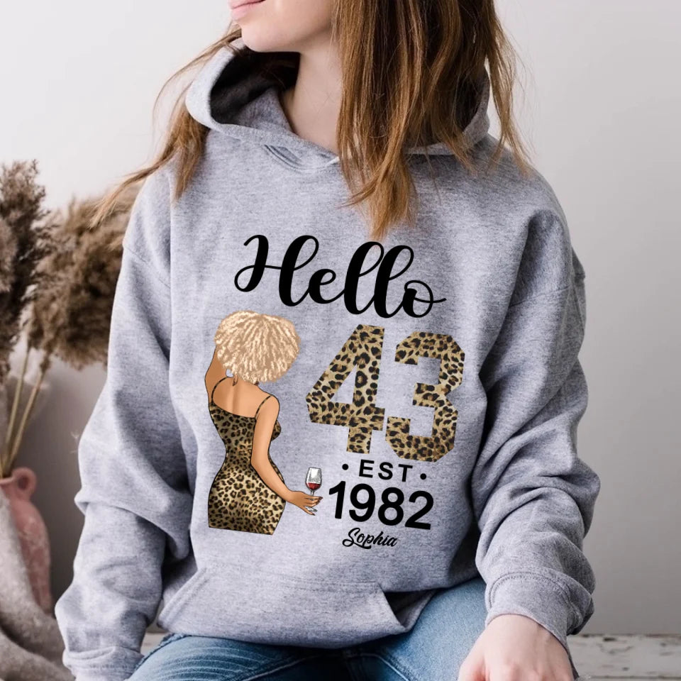 43th Birthday Shirts, Custom Birthday Shirts, Turning 43 Shirt, Gifts For Women Turning 43, 43 And Fabulous Shirt, 1982 Shirt, 43th Birthday Shirts For Her, It&#39;s My 43 Birthday