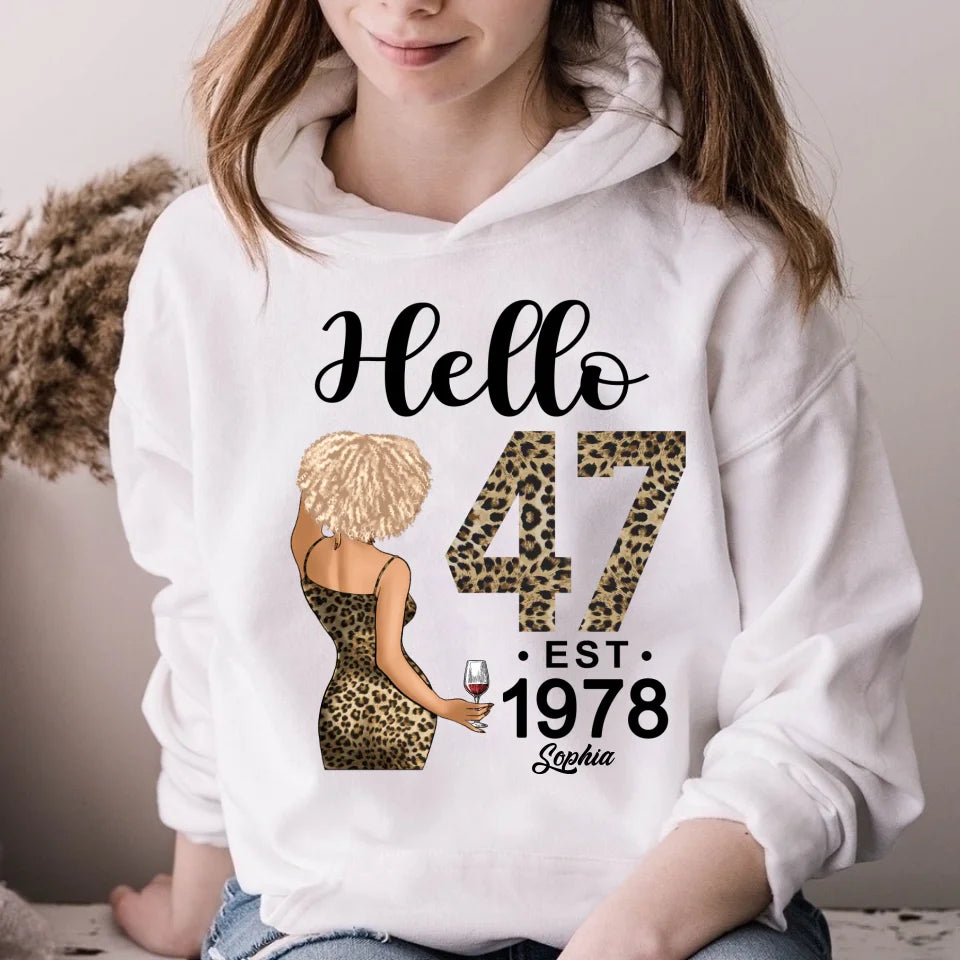 Chapter 47, Fabulous Since 1978 47th Birthday Unique T Shirt For Woman, Custom Birthday Shirt, Her Gifts For 47 Years Old , Turning 47 Birthday Cotton Shirt