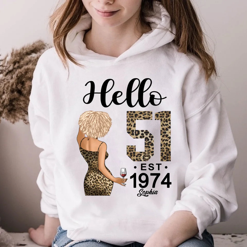Chapter 51, Fabulous Since 1974 51th Birthday Unique T Shirt For Woman, Custom Birthday Shirt, Her Gifts For 51 Years Old , Turning 51 Birthday Cotton Shirt