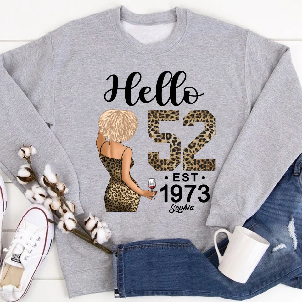 Chapter 52, Fabulous Since 1973 52th Birthday Unique T Shirt For Woman, Custom Birthday Shirt, Her Gifts For 52 Years Old , Turning 52 Birthday Cotton Shirt