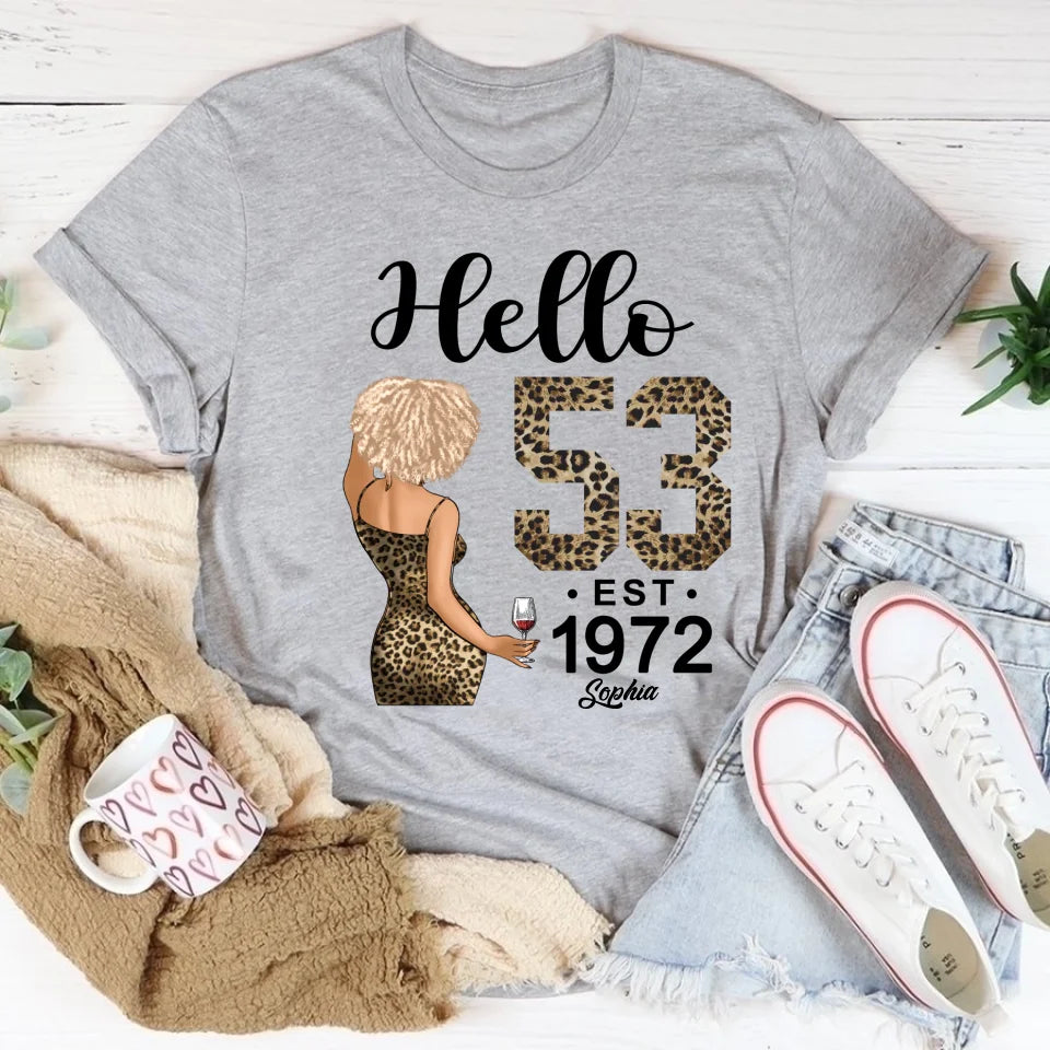 Chapter 53, Fabulous Since 1972 53th Birthday Unique T Shirt For Woman, Custom Birthday Shirt, Her Gifts For 53 Years Old , Turning 53 Birthday Cotton Shirt