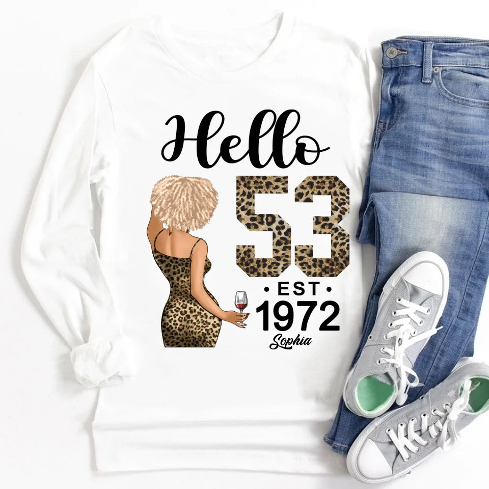 Chapter 53, Fabulous Since 1972 53th Birthday Unique T Shirt For Woman, Custom Birthday Shirt, Her Gifts For 53 Years Old , Turning 53 Birthday Cotton Shirt