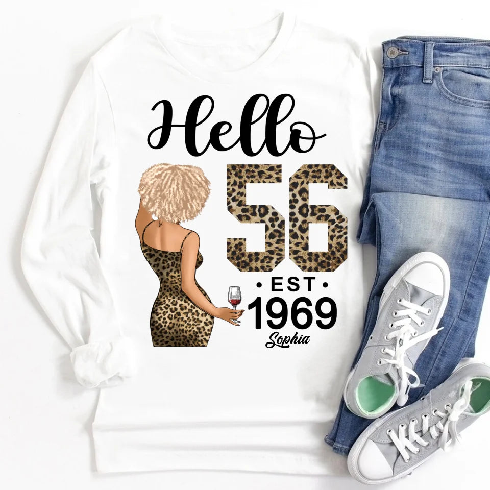 Chapter 56, Fabulous Since 1969 56th Birthday Unique T Shirt For Woman, Custom Birthday Shirt, Her Gifts For 56 Years Old , Turning 56 Birthday Cotton Shirt