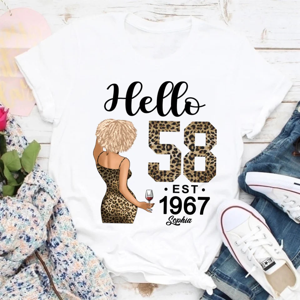Chapter 58, Fabulous Since 1967 58th Birthday Unique T Shirt For Woman, Custom Birthday Shirt, Her Gifts For 58 Years Old , Turning 58 Birthday Cotton Shirt