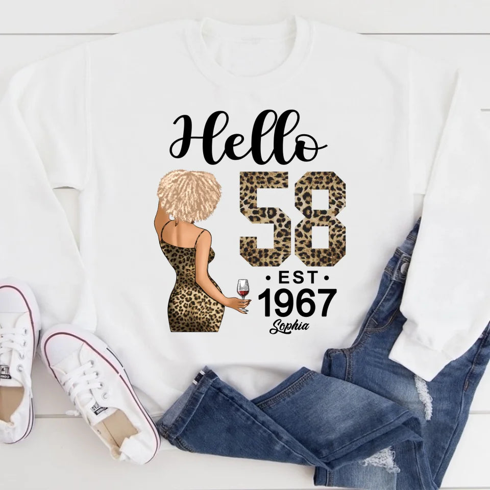 Chapter 58, Fabulous Since 1967 58th Birthday Unique T Shirt For Woman, Custom Birthday Shirt, Her Gifts For 58 Years Old , Turning 58 Birthday Cotton Shirt