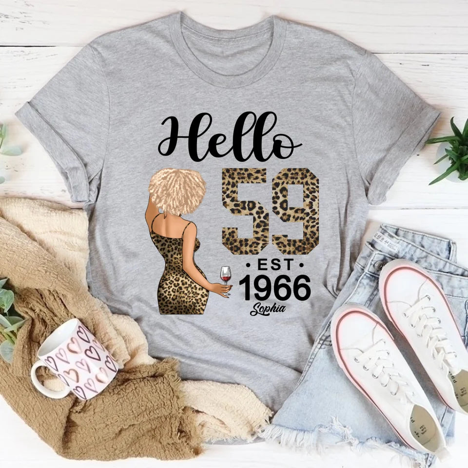 Chapter 59, Fabulous Since 1966 59th Birthday Unique T Shirt For Woman, Custom Birthday Shirt, Her Gifts For 59 Years Old , Turning 59 Birthday Cotton Shirt