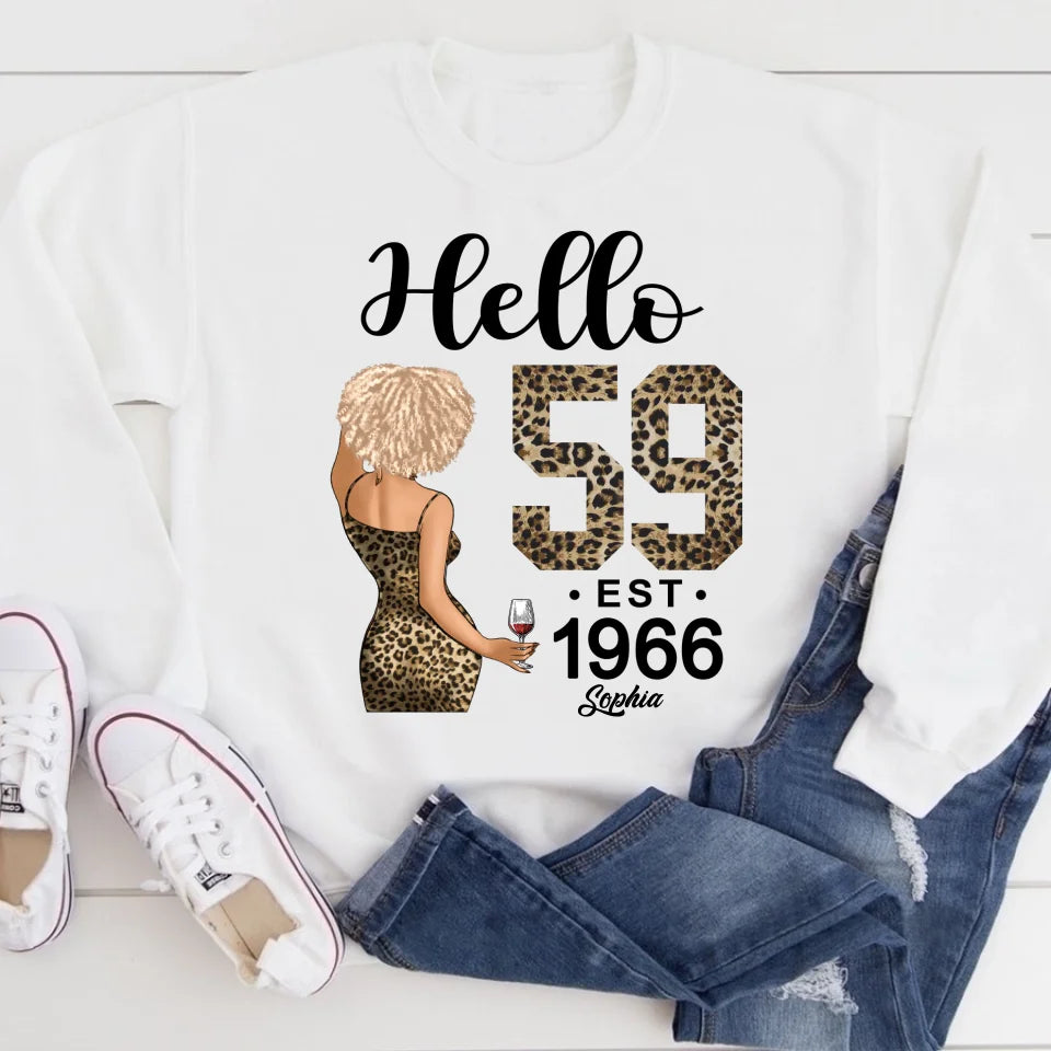 Chapter 59, Fabulous Since 1966 59th Birthday Unique T Shirt For Woman, Custom Birthday Shirt, Her Gifts For 59 Years Old , Turning 59 Birthday Cotton Shirt
