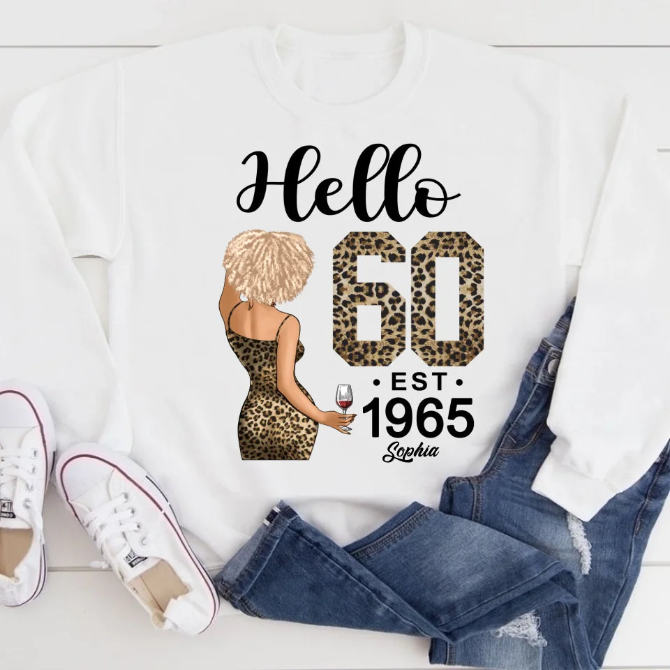 60th Birthday Shirts, Custom Birthday Shirts, Turning 60 Shirt, Gifts For Women Turning 60, 60 And Fabulous Shirt, 1965 Shirt, 60th Birthday Shirts For Her
