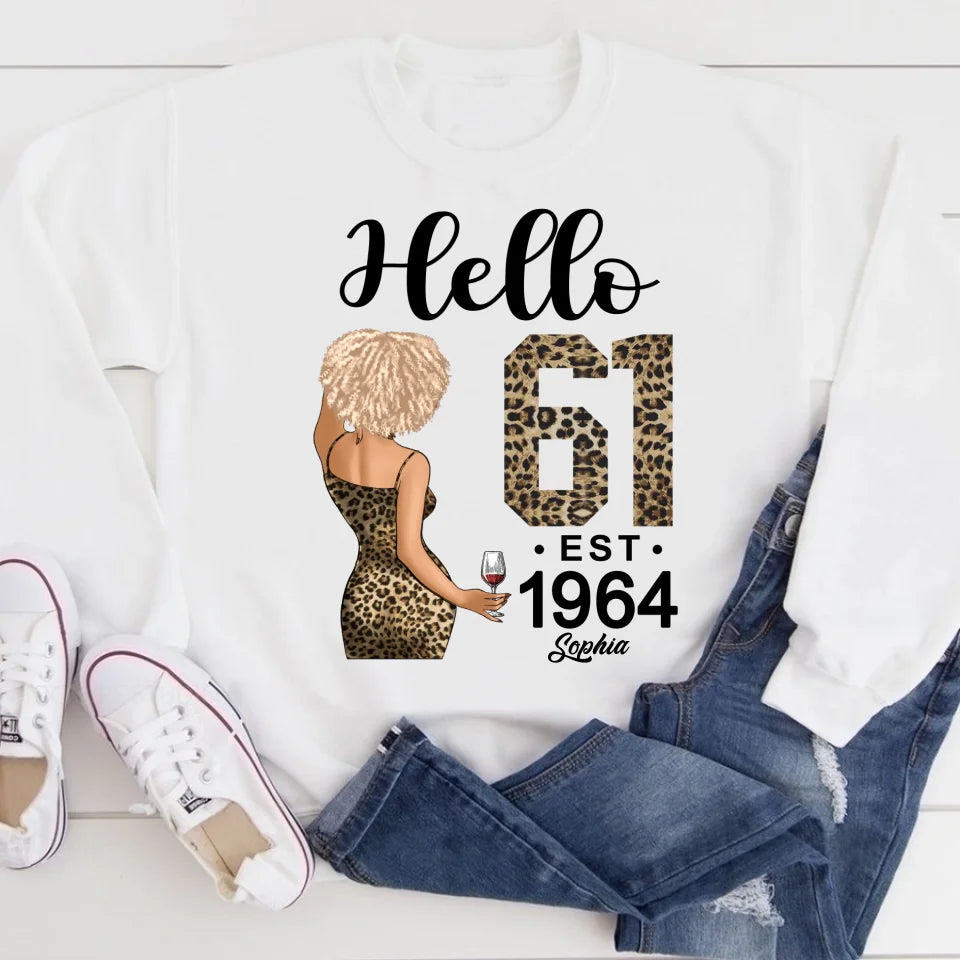 61st Birthday Shirts, Custom Birthday Shirts, Turning 61 Shirt For Women, Turning 61 And Fabulous Shirt, 1964 Shirt, Best Gifts For Women Turning 61