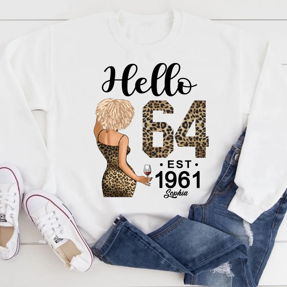 64th Birthday Shirts, Custom Birthday Shirts, Turning 64 Shirt For Women, Turning 64 And Fabulous Shirt, 1961 Shirt, Best Gifts For Women Turning 64