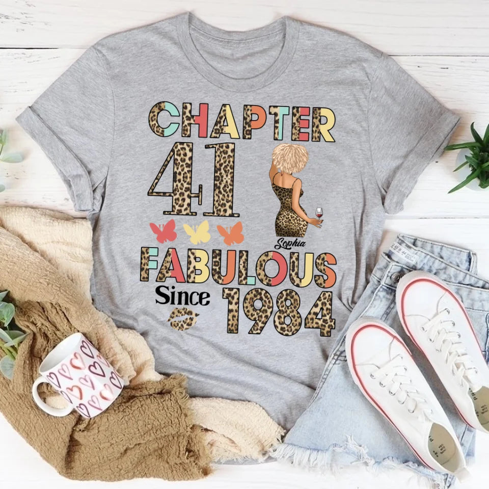 41st birthday shirts for her, Personalised 41st birthday gifts, 1984 t shirt, 41 and fabulous shirt, 41st birthday shirt ideas, gift ideas 41st birthday woman
